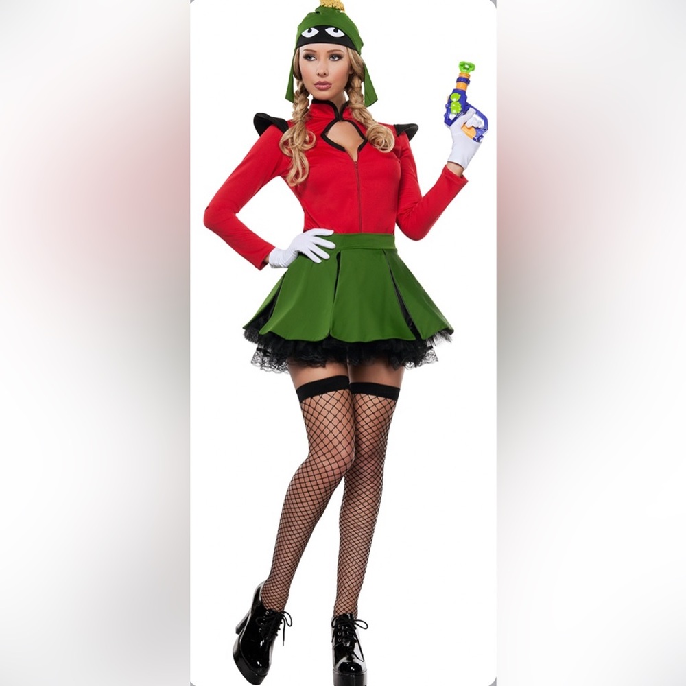 Sexy Space Fighter-Marvin the Martian. Women. Small-Petite. Halloween costume